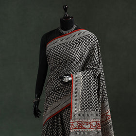 Pure mul cotton natural dyed hand block dabu bagru print