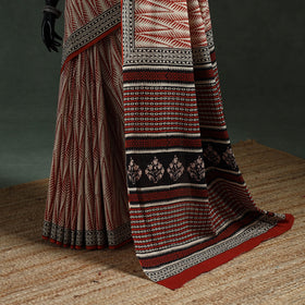 Pure mul cotton natural dyed hand block dabu bagru print