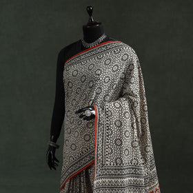 Pure mul cotton natural dyed hand block dabu bagru print