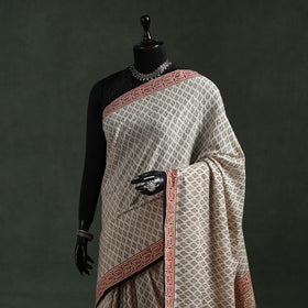 Pure mul cotton natural dyed hand block dabu bagru print