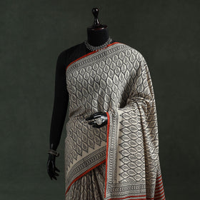 Pure mul cotton natural dyed hand block dabu bagru print