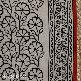 Pure mul cotton natural dyed hand block dabu bagru print