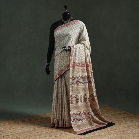 Pure mul cotton natural dyed hand block dabu bagru print