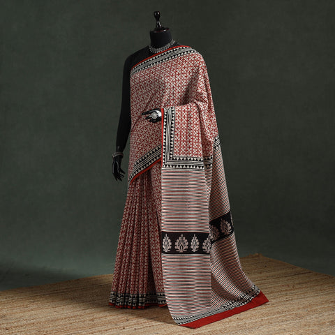 Pure mul cotton natural dyed hand block dabu bagru print