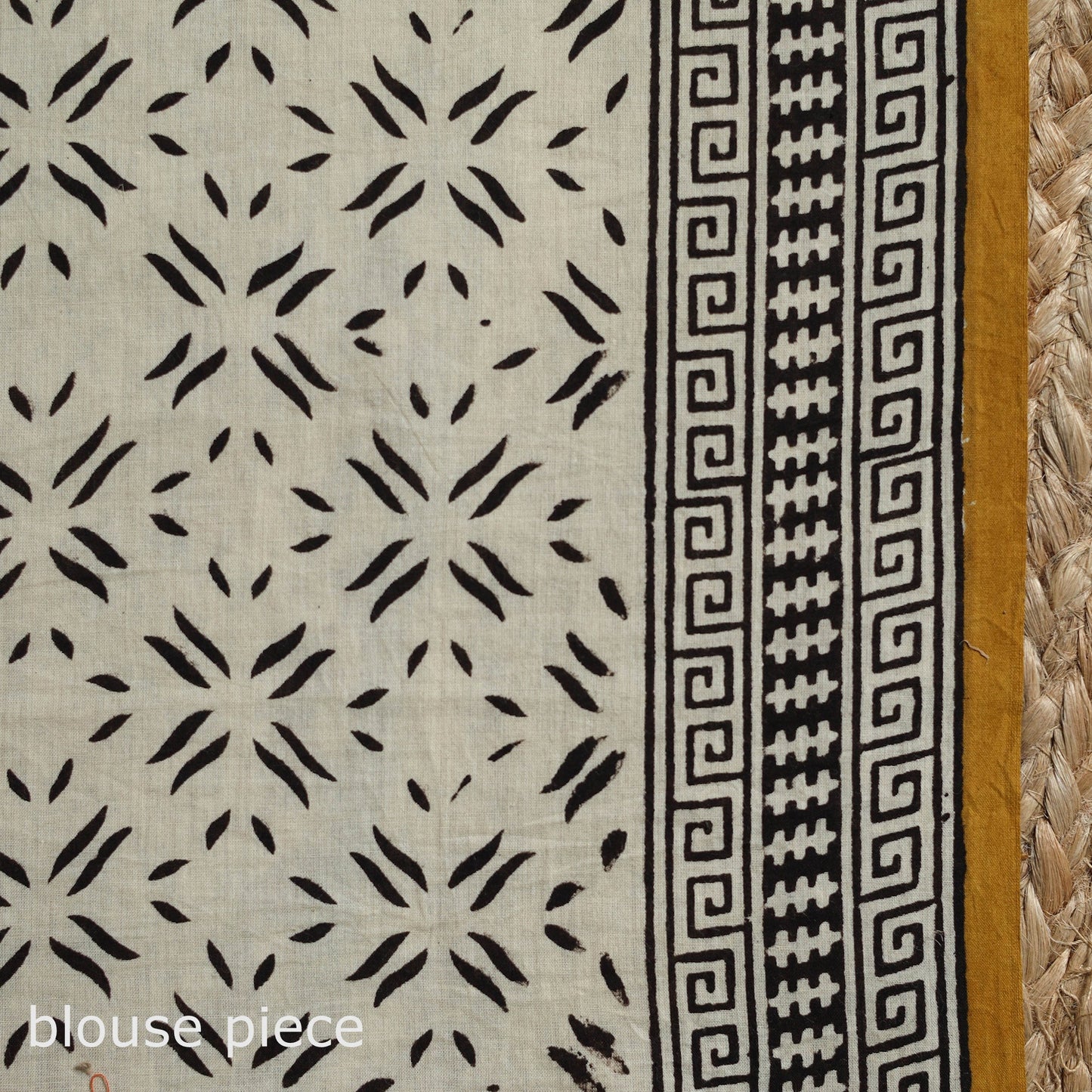 Pure mul cotton natural dyed hand block dabu bagru print