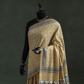 Pure mul cotton natural dyed hand block dabu bagru print