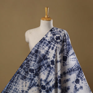 Pure mul cotton tie-dye shibori fabric 08 - handcrafted