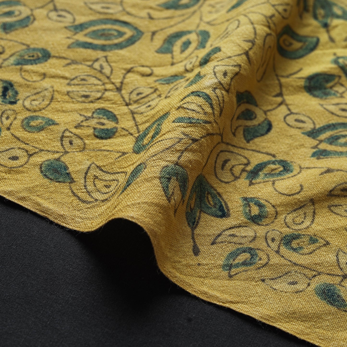 Pure wool handloom natural dyed fabric 29 - handcrafted