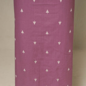 Purple - 2pc cotton unstitched jacquard dress material