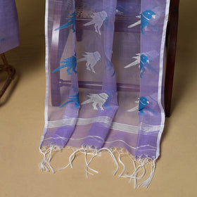 2pc handloom mulberry silk unstitched phulia jamdani dress