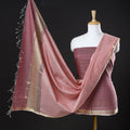 2pc Handloom Silk Cotton Maheshwari Dress Material