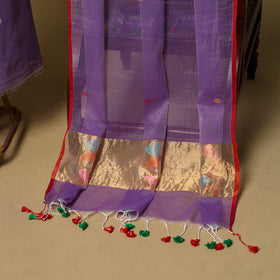 2pc handloom silk cotton unstitched phulia jamdani dress