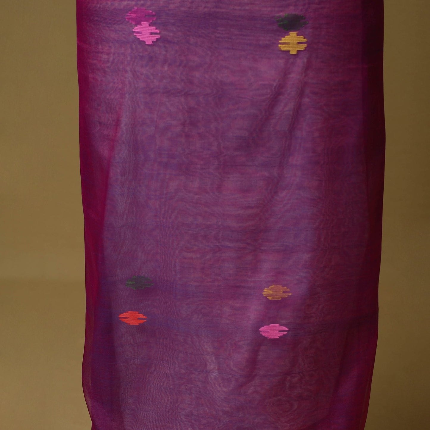 2pc handloom silk cotton unstitched phulia jamdani dress