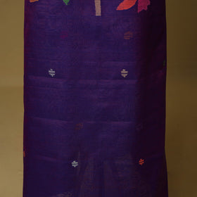 2pc handloom silk cotton unstitched phulia jamdani dress