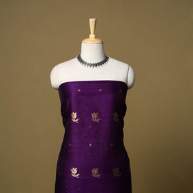 2pc handloom zari buta unstitched chanderi silk dress