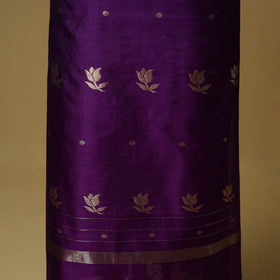 2pc handloom zari buta unstitched chanderi silk dress