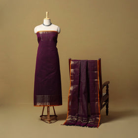 2pc unstitched kandangi chettinad cotton dress material 28