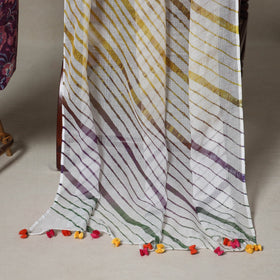 Purple - 2pc unstitched sanganeri dress material