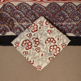 3pc chanderi silk unstitched hand bagru dress material 31