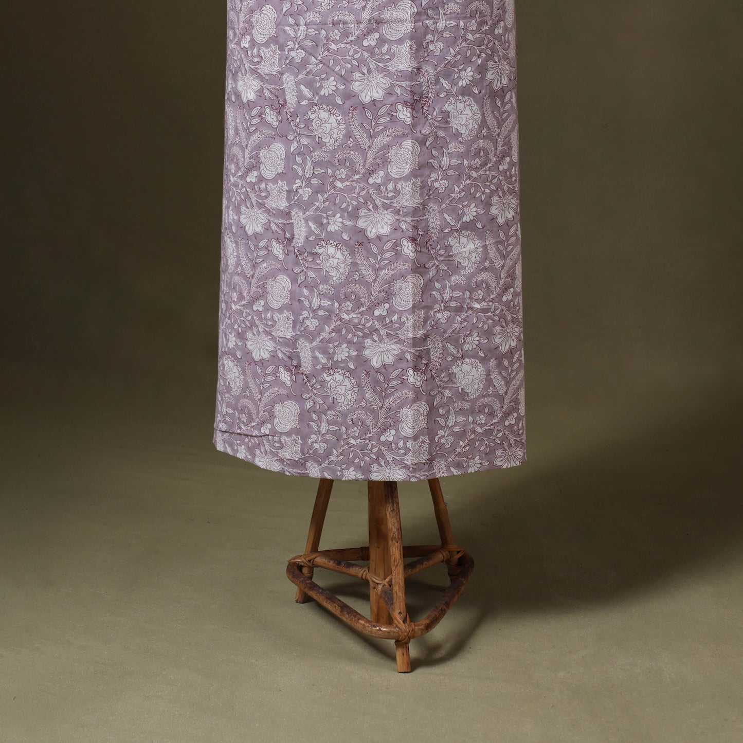 Purple - 3pc cotton sanganeri unstitched dress material 09