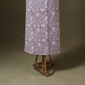 Purple - 3pc cotton sanganeri unstitched dress material 09