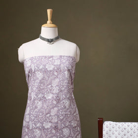 Purple - 3pc cotton sanganeri unstitched dress material 09