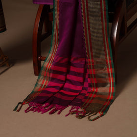 Purple - 3pc cotton unstitched dharwad dress material 13