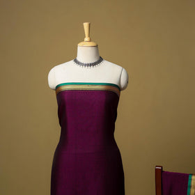 3pc cotton unstitched dharwad dress material with border 08