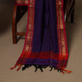 Purple - 3pc cotton unstitched dharwad dress material