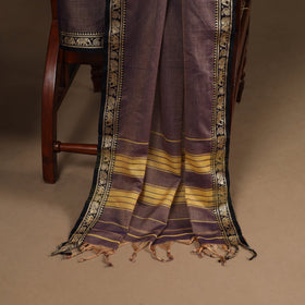 Purple - 3pc cotton unstitched dharwad dress material