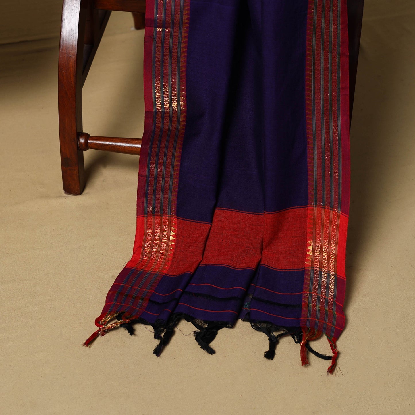 3pc cotton unstitched dharwad dress material with border 17