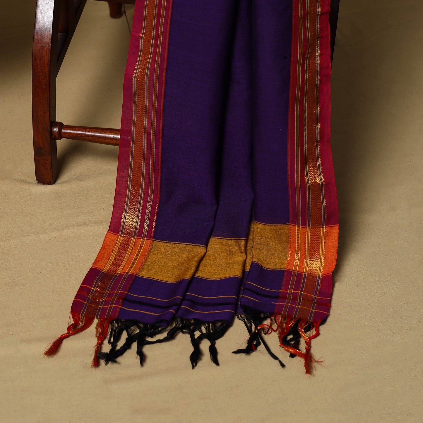 3pc cotton unstitched dharwad dress material with border 26