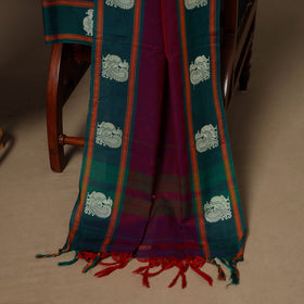 Purple - 3pc cotton unstitched dharwad dress material