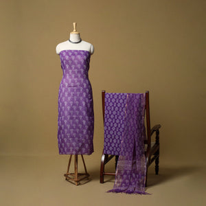 3pc kota doria cotton bagru unstitched dress material 59