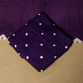 3pc kutch tie-dye satin cotton unstitched bandhani dress