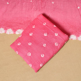 3pc kutch tie-dye satin cotton unstitched bandhani dress