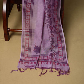 3pc mul chanderi handloom unstitched sanganeri dress