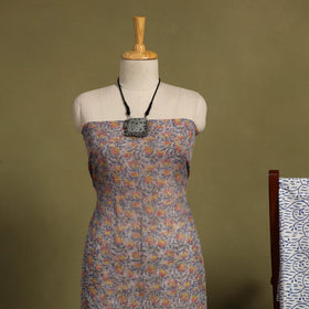 Buy 3pc Sanganeri Block Print Kota Cotton Dress Material
