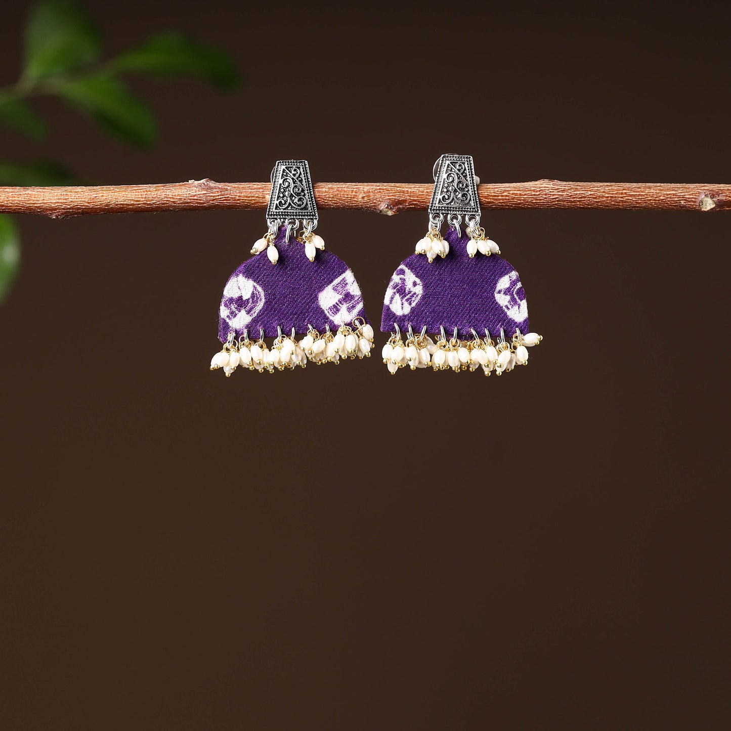Buy Akshara Handcrafted GS Fabart Earrings