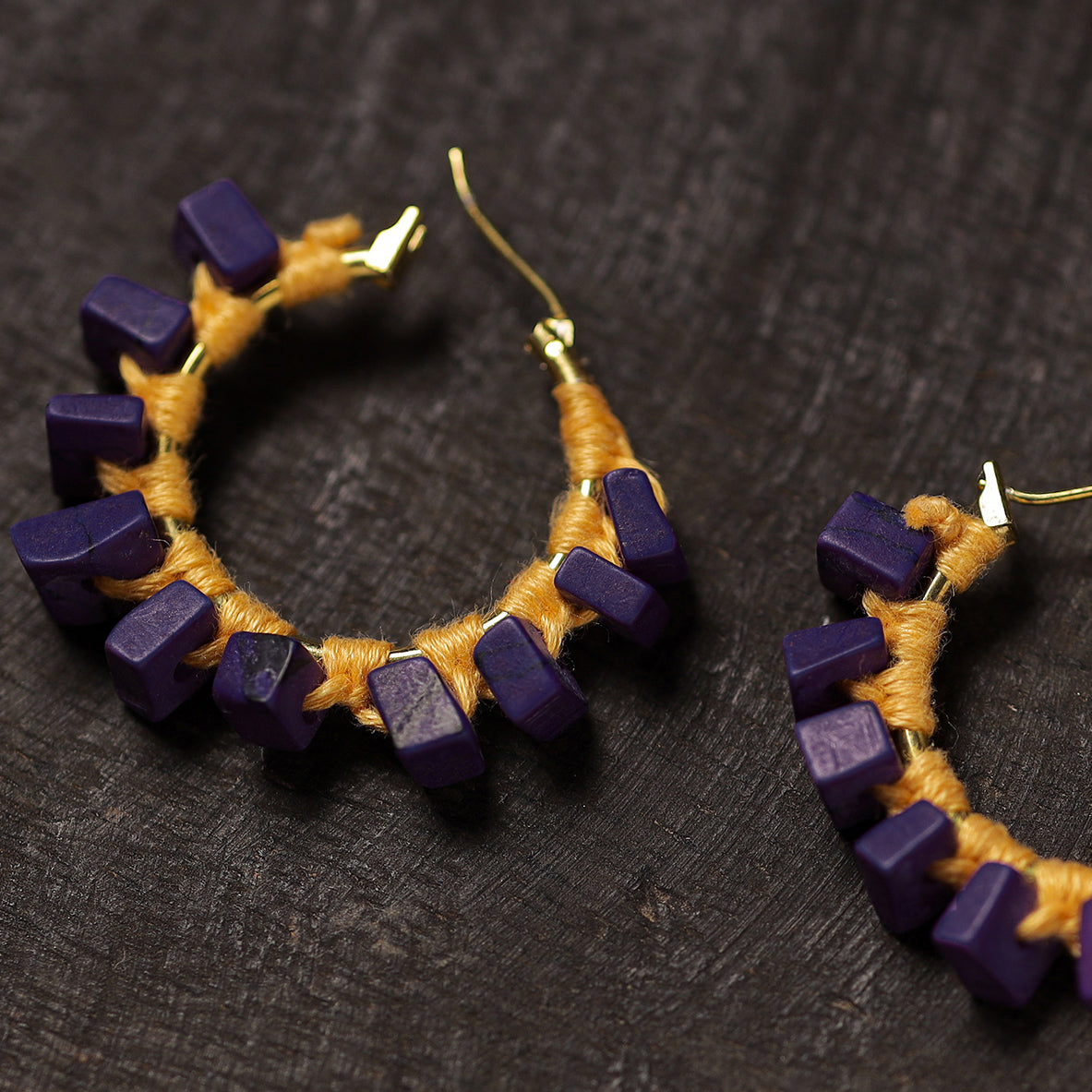 Buy Alisha Handmade Thread & Stone Work Earrings 10 Online at iTokri.com
