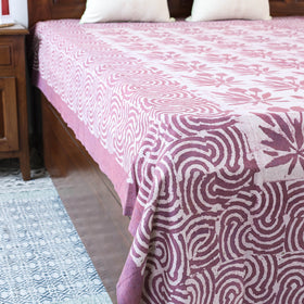  Block Art Print Cotton Single Bindaas Bed Sheet