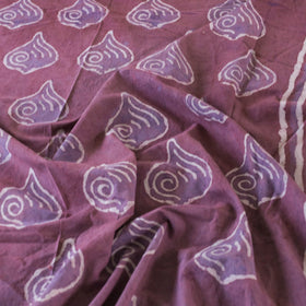 Purple - Block Art Print Cotton Single Bindaas Bed Sheet (93 x 60 in)