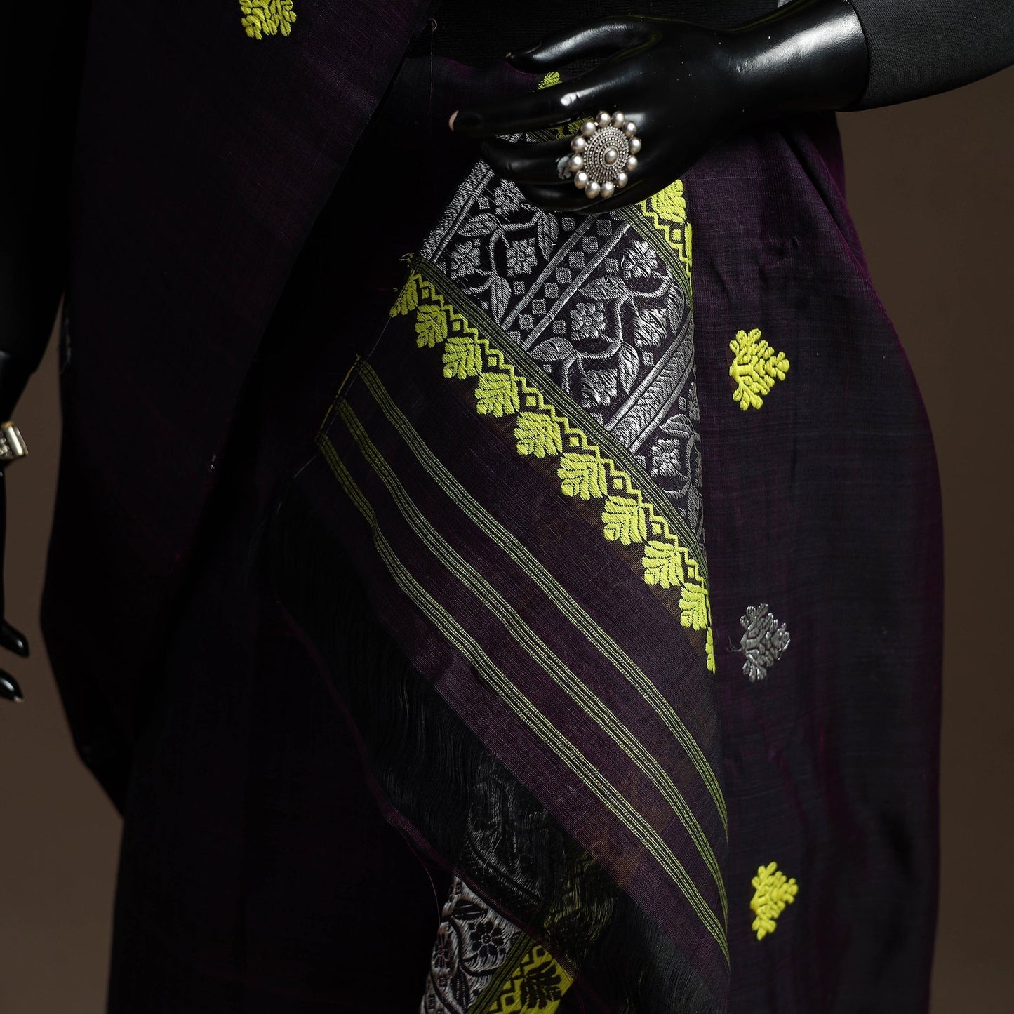 Assam handloom silk cotton mekhela chador with blouse piece