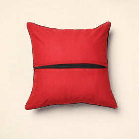 Purple Bagh Block Printed Cotton Cushion Cover (16 x 16 in) 08