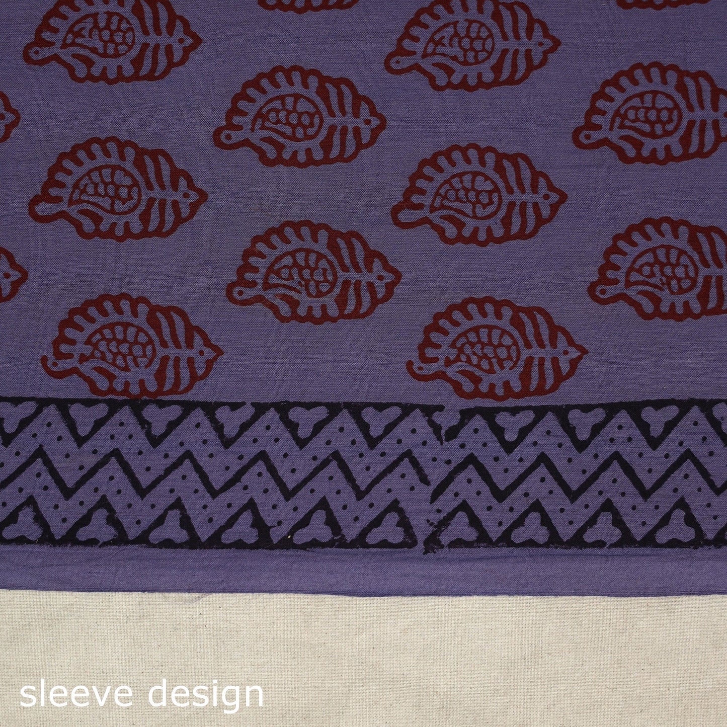 Purple - bagh patchwork cotton unstitched kurta material