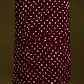 Bandhani patchwork cotton unstitched kurta material (3m) 06
