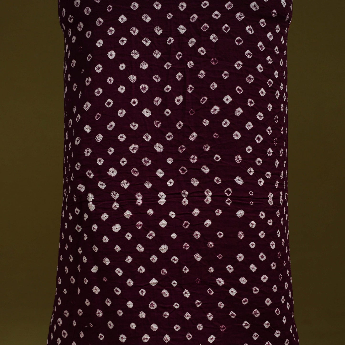 Bandhani patchwork cotton unstitched kurta material (3m) 07