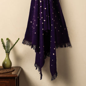 Purple Bandhani Tie-Dye Pure Handloom Cotton Towel