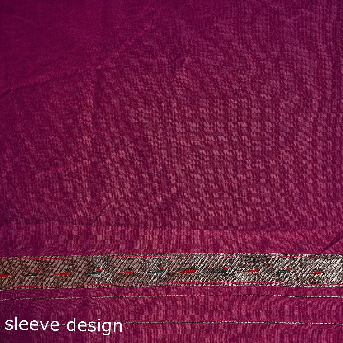 Purple - bangalore silk paithani saree 01 - handcrafted
