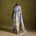 Purple - bangalore silk paithani saree 05 - handcrafted